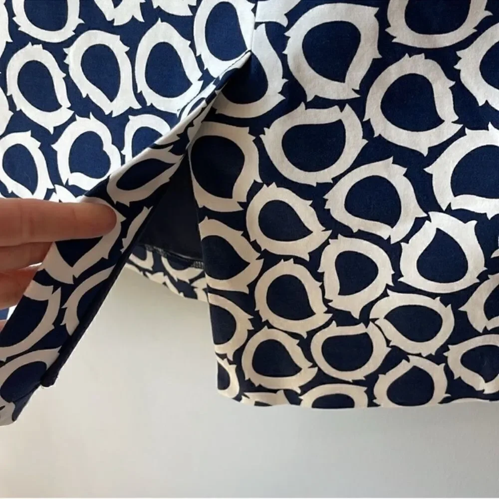 Boden Pencil Skirt Geometric Print